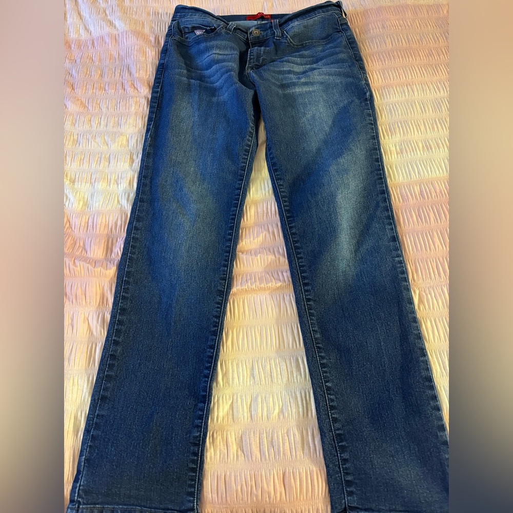Guess Men's Dark Blue Straight Jeans